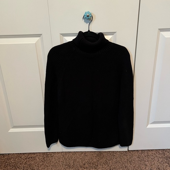 Sale Loft Black Turtleneck Sweater 